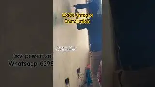 Exide Integra 700 installation by dev power solutions #lithium #solar #trending