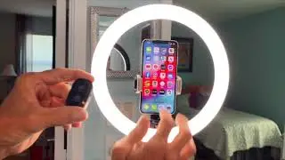 Как пользоваться кольцевой лампой Ubeesize