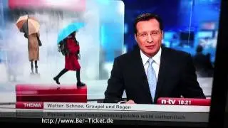 Die Berliner Theaterkasse BerTicket - NTV B&ouml;rse am Abend - Moderator beim pudern 12.01.2012.mov