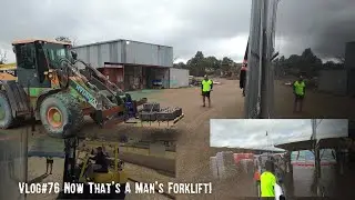 Trucking Vlog#76 Now That's A Forklift!