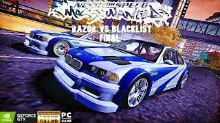 Need For Speed Most Wanted | Razor VS Blacklist | Final