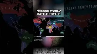 Modern Day Battle Royale #hoi4 #history #geopolitics #viral #map #ww3 #battleroyale #timelapse