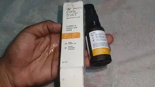Deconstruct Vitamin C And Ferulic Acid Face Serum Honest Review In Hindi
