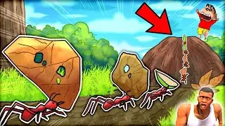 NOOB vs PRO vs HACKER in ANT COLONY with SHINCHAN and CHOP