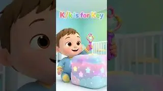K/k Is For Key! Kids Learning Alphabets 🔤👶🏻#NurseryXYZ