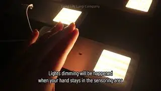 LED Cabinet Light 4 PCs 20W 3000K with Handwave IR Sensor UC06
