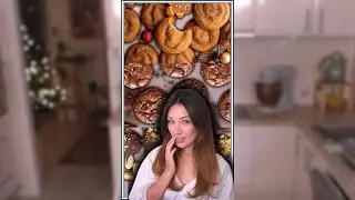 Baking Christmas Desserts for my family | first try recipes for the holidays  #shortsfeed 🔴