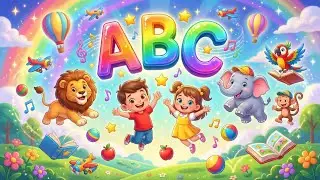 🎶 A to Z Alphabet Adventure Song | Learn ABCs with Fun Cartoon Rhymes | Educational Kids Video