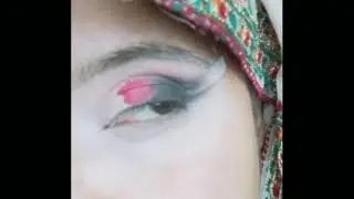 Red with gold eye makeup guest look #fashion