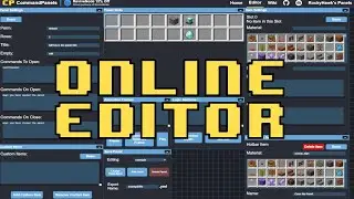 CommandPanels Tutorial | Online Editor (CommandPanels v3.x.x)