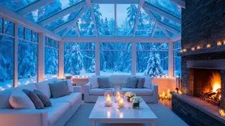 🔥❄️ Radio of Soothing Piano & Fire Crackling Sounds for Calm Focus, Healing, and Winter Ambience!!.