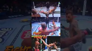 MAURICIO RUFFY knocksout KING GREEN with wheel kick round 1!! #ufc313 #knockout