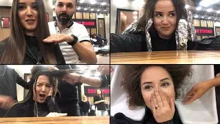 YENİ SAÇLARIM ‼️  | SONUNDA OMBRE YAPTIRDIM♥️   | SAÇLARIM YANDI MI❓| GELEN ÜRÜNLERİM📦