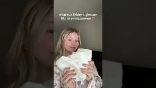 Friday nights as young parents #short #parents #couples #shortfeed