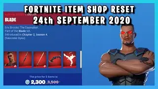 *NEW* BLADE SET!!! (Fortnite Item Shop Reset 24th September 2020)