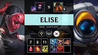 Elise Support vs Nautilus - KR Challenger Patch 25.16