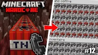 J'ai de la NETHERITE en ILLIMIT&Eacute; en Hardcore ! - Minecraft hardcore #12
