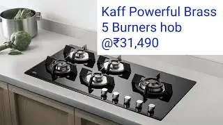 kaff kh 86 br 53|best 5 burner hob|kaff 5 burner hob|5 burner gas stove in india|kaff built in hob