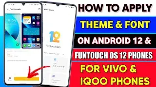 How To Change Theme After Android 12 & Vivo & IQoo Phones | Change Theme On Funtouch OS 12 Phones