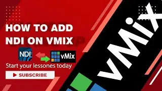 vmix tutorial for beginners || class 4 vmix ndi