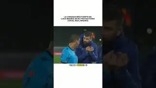 LUKA MODRIC Y SU CHINADA CON PIQUE 😡😜 #realmadrid #modric #viralfutbol #pique #laliga #espa&ntilde;a