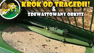 Żniwa 2022 z John Deere 2054 HillMaster - o krok od tragedii na zdewastowanym orkiszu!