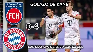 GOLAZOS DE LUIS DIAZ Y HARRY KANE PARA FINALIZAR EL AÑO | Heidenheim 0-4 Bayern Munich