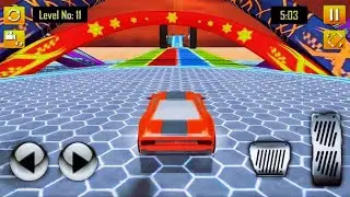 Mega Ramp Car Driver - Impossible Car Race - Android GamePlay Video
