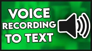 How to Transcribe Voice Recording to Text (FREE)