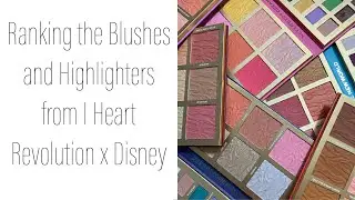 Ranking the Blushes and Highlighters from I Heart Revolution x Disney