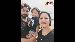 Suntv kayal serial Meenakumari with her cute family #suntv #kayal #trending #shortsviral