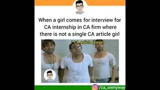 CA Articleship Days | CA MEMES CA LIFE