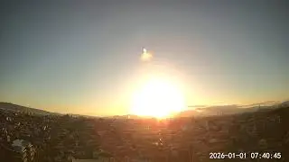 雲の動き　2026/1/1　タイムラプス　大阪府堺市北区から　松原　富田林　藤井寺　羽曳野　河内長野　柏原　月の出　日の出　雨　日本　the movement of clouds japan