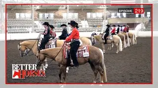 Better Horses Ep. 219 Palomino World Show. Gene Stewart, Mandy Cleveland, Jarrell and Kate Jackson.