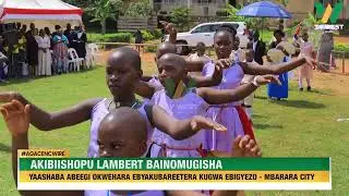 AGACENCWIRE: Akibiishopu Lambert Bainomugisha yaashaba abeegi okwehara ebyakubaretera kugwa ebigyezo