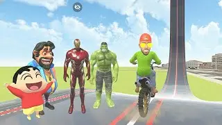 Franklin Aur Uske Doston Ka Khatarnak Ramp Challenge 😱🔥 | Indian Theft Auto Simulator