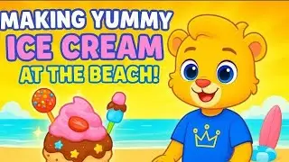 Fun ice cream making game for kids lucas & friend cartoon video game 🎮