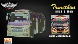 🤝🏻Trinethra BUSSID Mod Announcement | Alfha Motors Coach | My 6th Mod