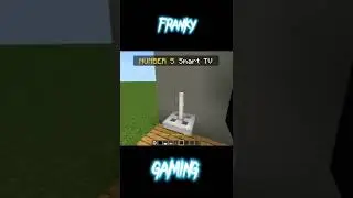 How to make smart tv in Minecraft #short