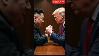 Donald Trump and Kim Jong un | ai generated video | ai world leaders | ai president #ai #trump