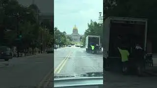 Cruising Down Locust St Toward the Iowa State Capitol