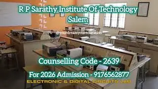 R P Sarathy Institute of Technology Salem | Courses & 2026 Admissions #RPSIT #Engineering