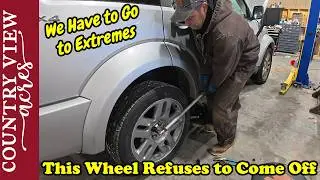 Worst Wheel I Have Ever Taken off. Checking our Winter Hay Supply & Completing To-Do List Items