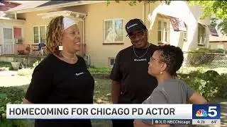 Chicago P.D. actor receives homecoming with filming in Harvey