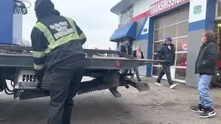 Towing a toolbox