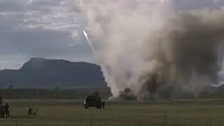 Combine Live Fire Exercise (CLFX): U.S. Army&rsquo;s M777A2 , M142 HIMARS, U.S. Air Force AC-130 Gunship