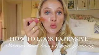 NEW IN H&M SUMMER HAUL | HOW TO LOOK EXPENSIVE | HOLY-GRAIL SKINCARE HAUL & HUGE LUXURY GIVEAWAY