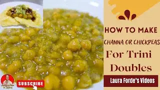 How To Make Channa or Chickpeas For Trini Doubles