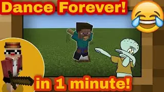 Minecraft hacks #32 - How to make a Forever Dancing Armor Stand tutorial in Minecraft PE