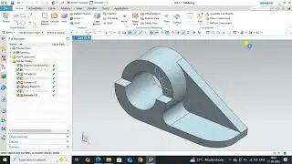 Use Extrude command, subtract command,edge blend command, & sketch on plane in UGNX #ugnx 